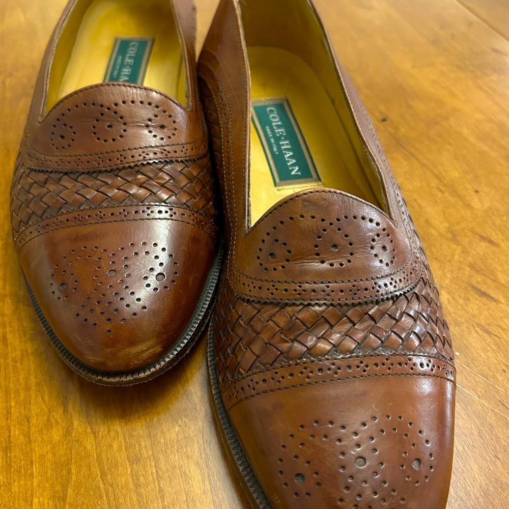 Cole Haan Jagger Weave Leather Loafer - Men’s Size 9.5.